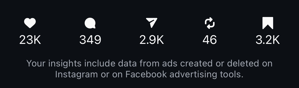 Instagram insights — post 2